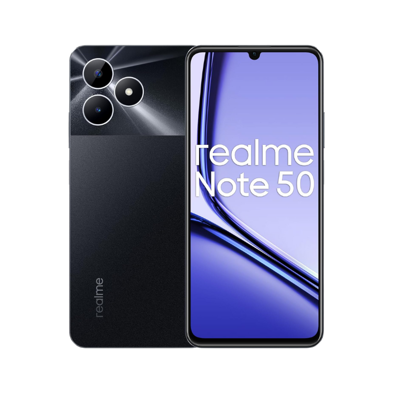 realme note 50 midnight black